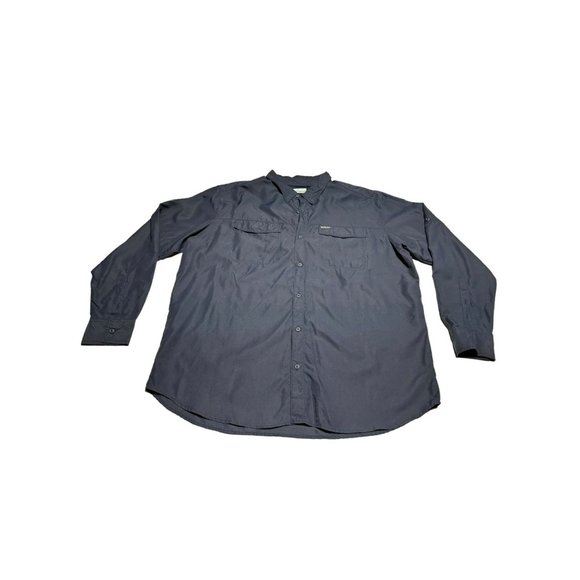 Columbia Long Sleeve Outdoor Shirt Blue Size 2X - Picture 1 of 6